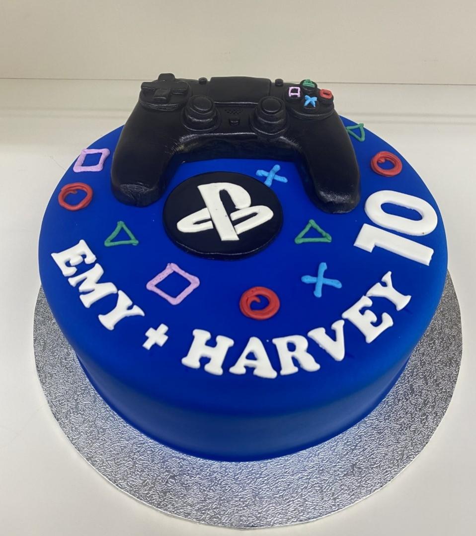 Playstation Cake 9'' Round $170
